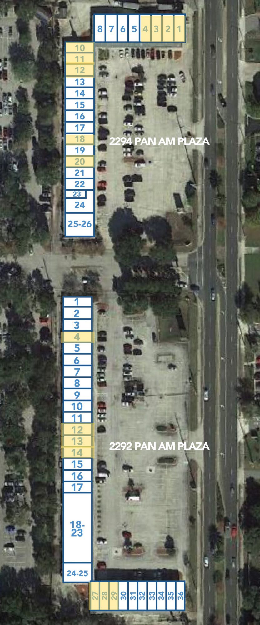 Pan Am Plaza sitemap