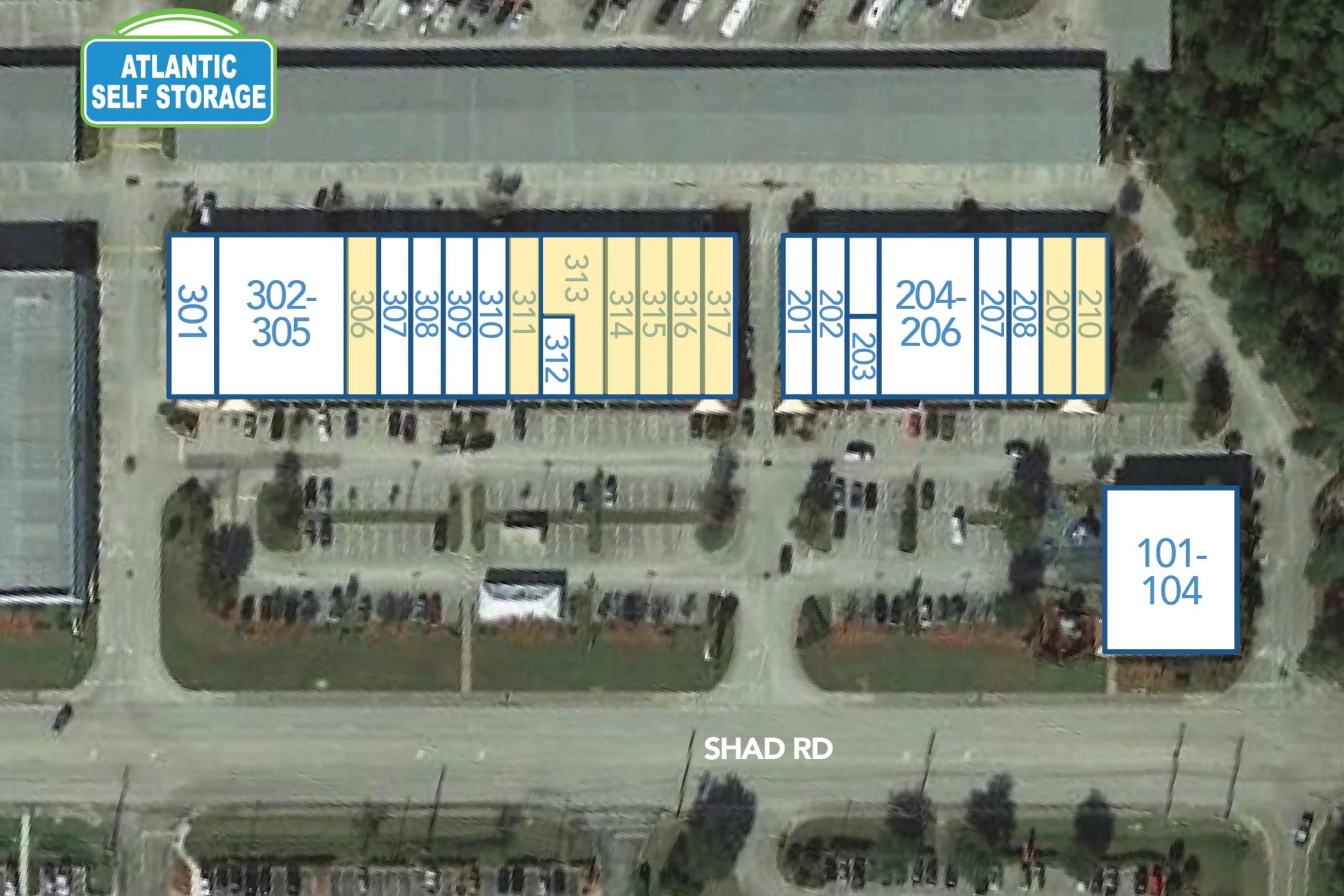 Shad Landing sitemap