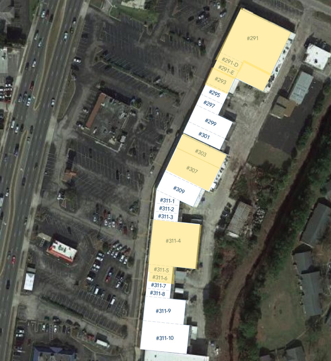 New Blanding Plaza sitemap per 2023.